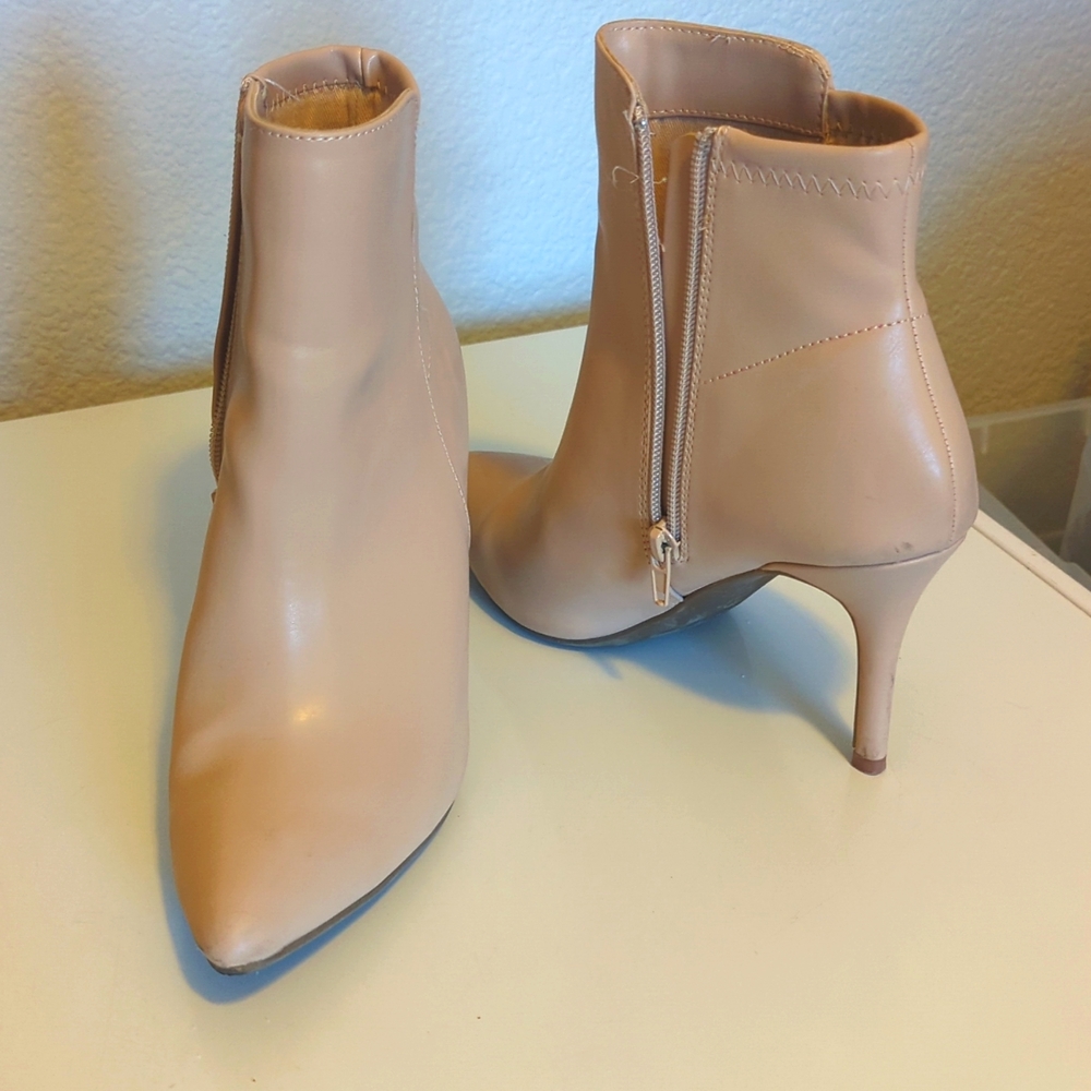 Nude booties